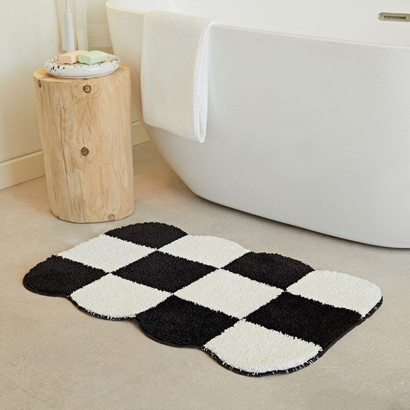 BowLift | Fluffy Chessboard Carpet