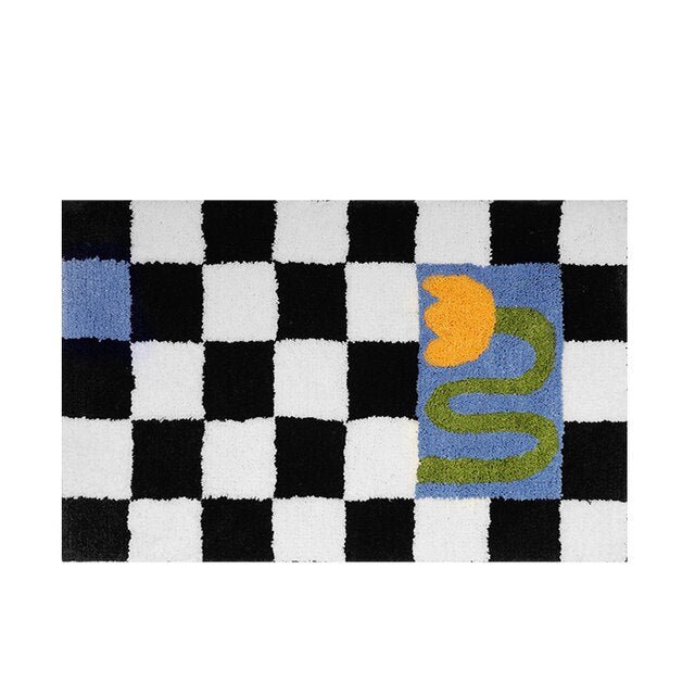BowLift | Fluffy Chessboard Carpet
