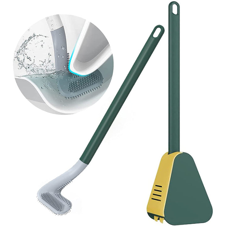 BowLift | Longer Grip Flexible Silicone Golf Toilet Brush