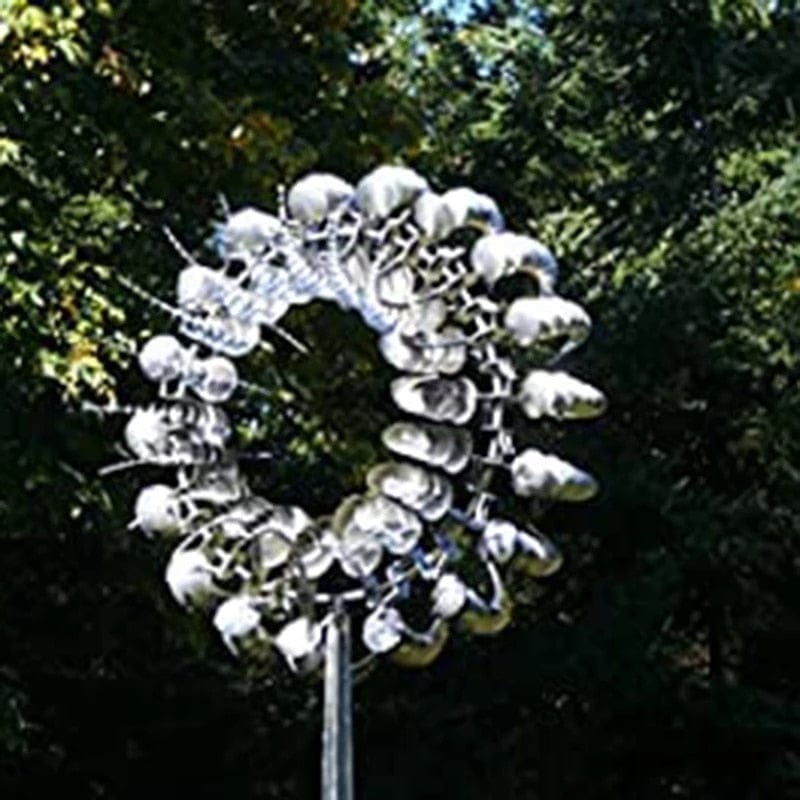 BowLift | Unique and magical windmill made of metal | Magical kinetic metal sculpture