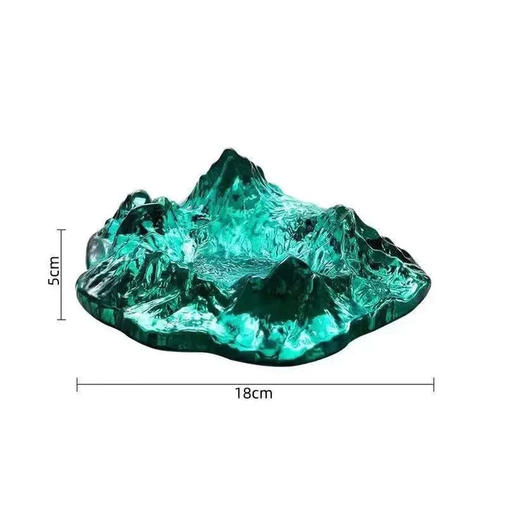 BowLift | Ashtray decoration made of mountain glass in ice style