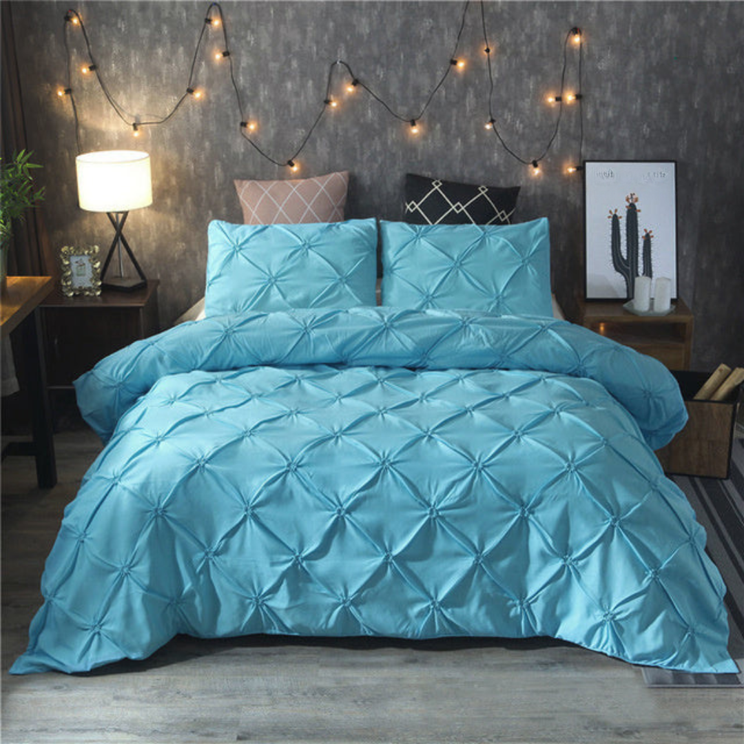 Cotton Beddings Set Tufted Comfort Design