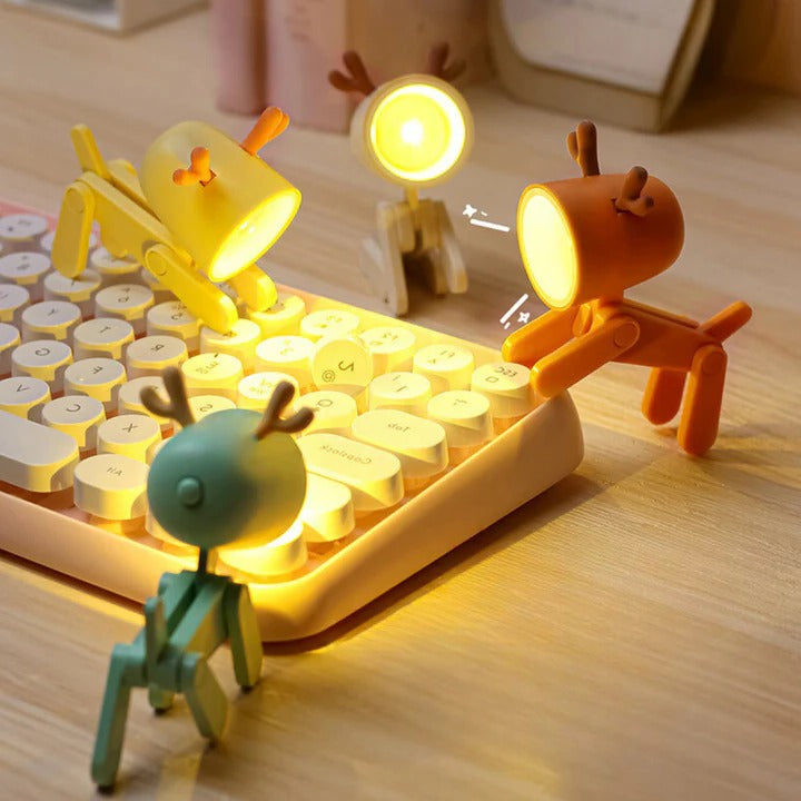 Rechargeable Animal Shaped Night Light with Soft Glow