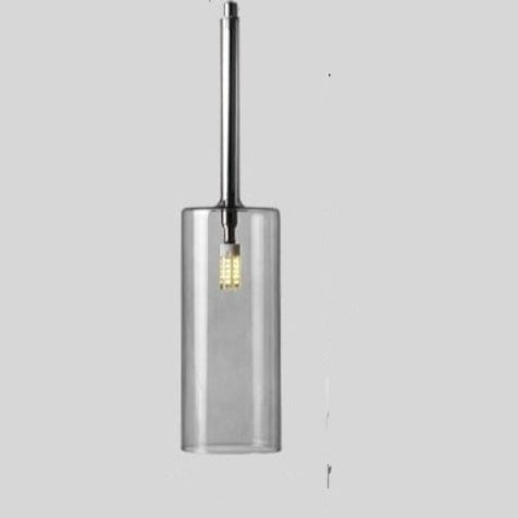 Pendant lamp for the dining table made of glass