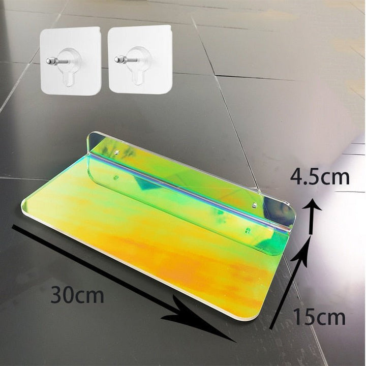 BowLift | Invisible colored wall-mounted floating shelves