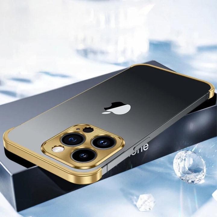 Ultra-Thin Metal Phone Case | Slim and Sturdy | Shockproof Protection for iPhone and Android |