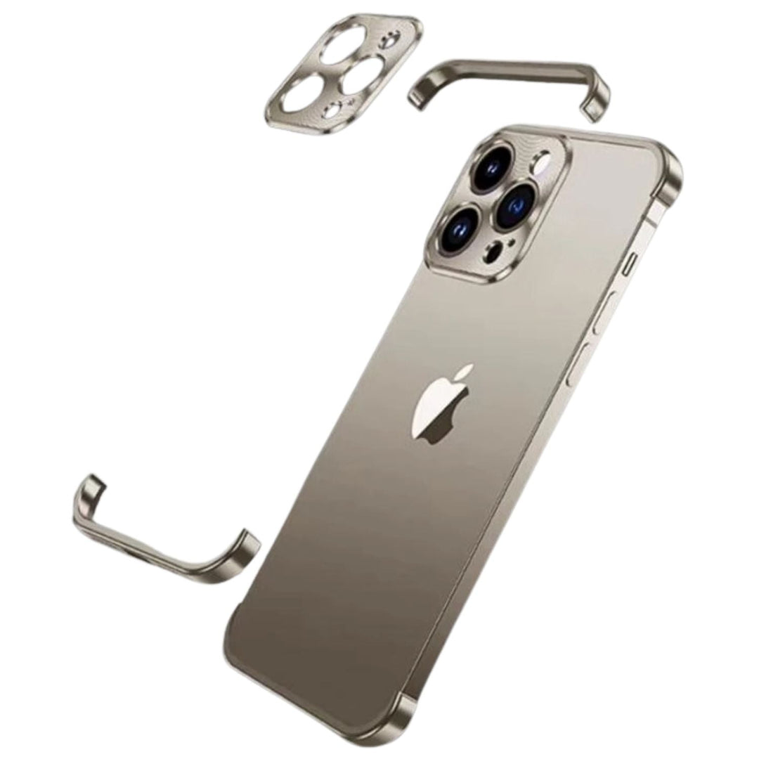 Ultra-Thin Metal Phone Case | Slim and Sturdy | Shockproof Protection for iPhone and Android |