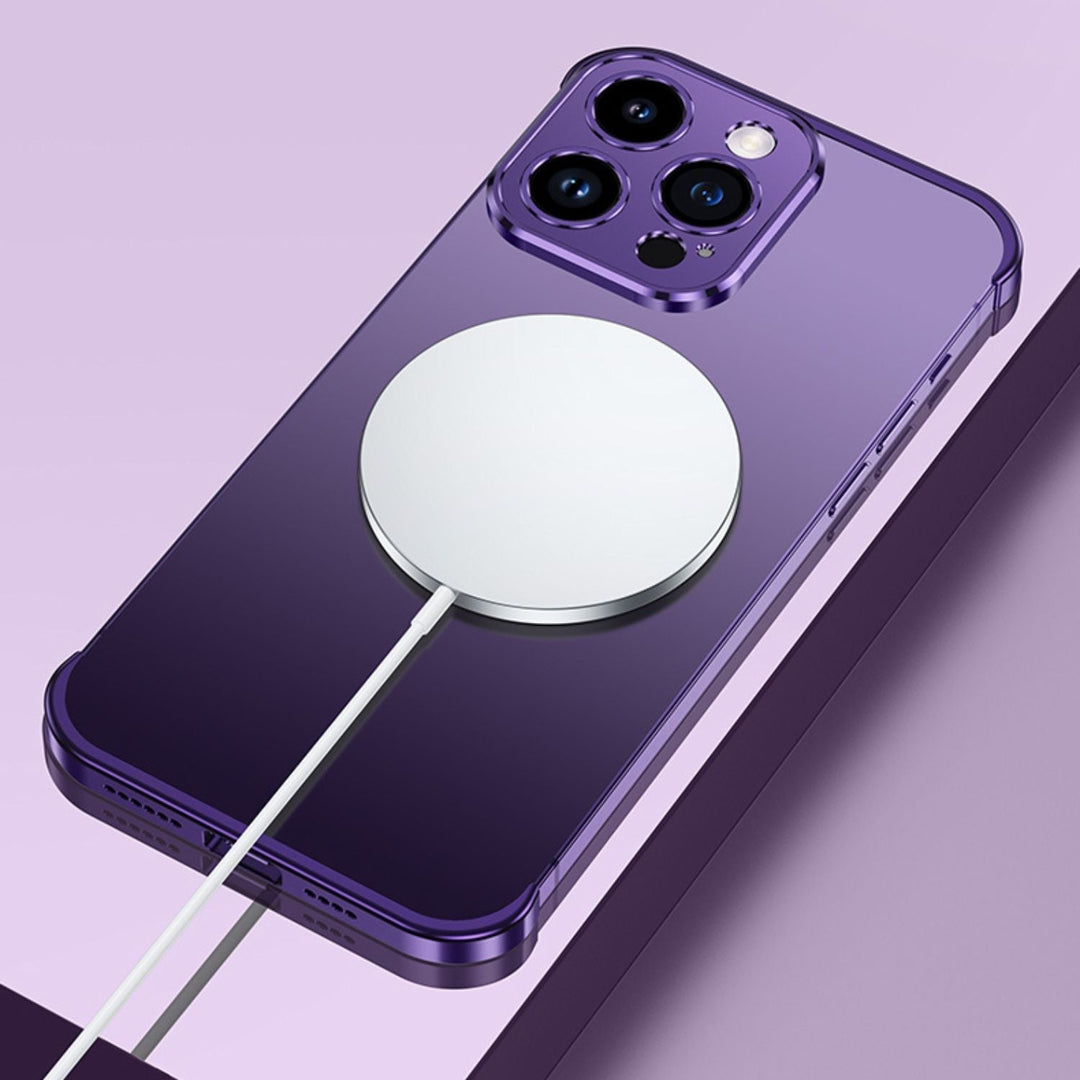 Ultra-Thin Metal Phone Case | Slim and Sturdy | Shockproof Protection for iPhone and Android |