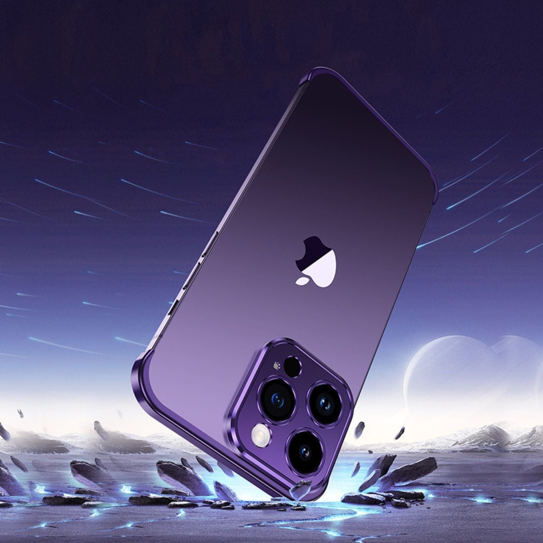 Ultra-Thin Metal Phone Case | Slim and Sturdy | Shockproof Protection for iPhone and Android |