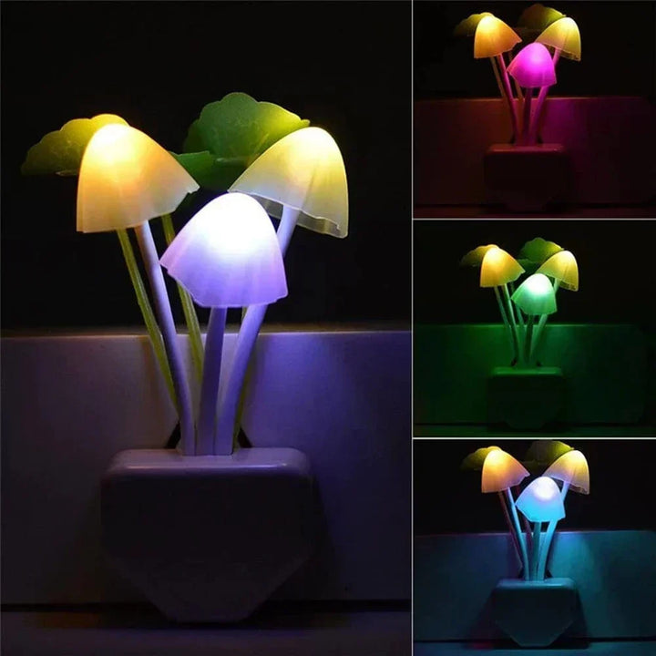 Mushroom Night Light LED – Energy Saving with Smart Sensor | Magical Mood Lighting for Children&