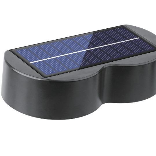 Solar fence lights outdoor wall lights Waterproof IP65, Warm white &amp; RGB 8 specific fixed colours for fence wall step deck patio