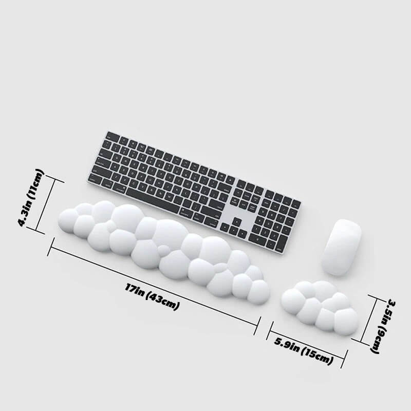 BowLift | Cloud-shaped Keyboard &amp; Mouse Wrist Rest