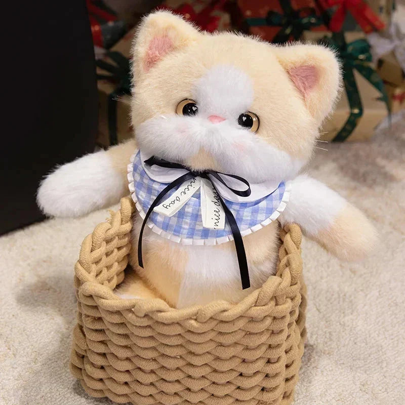 BowLift | Kawaii Cat Plush Family with Collar