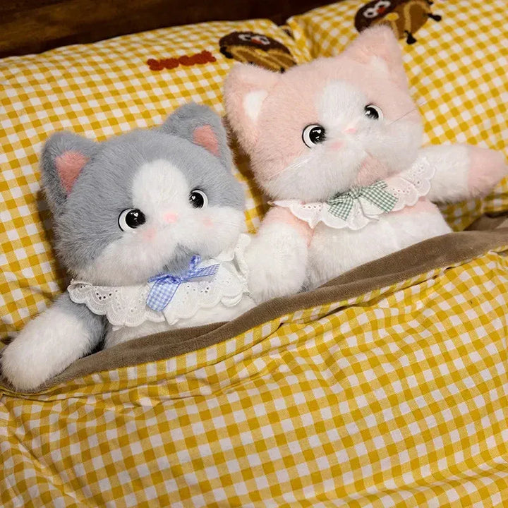 BowLift | Kawaii Cat Plush Family with Collar