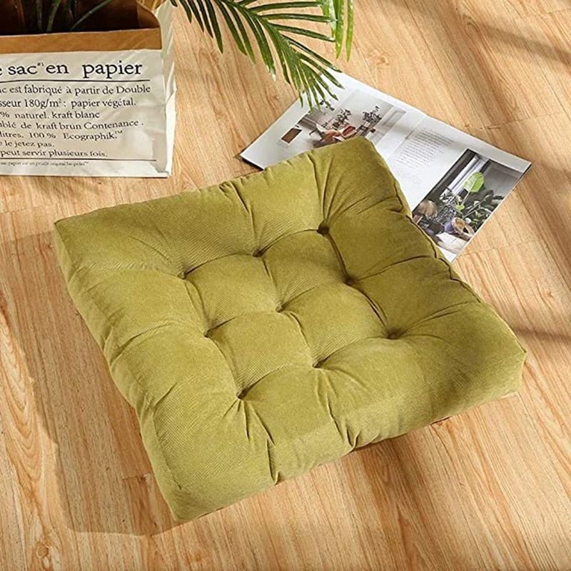 BowLift | Large thick super soft corduroy floor cushion