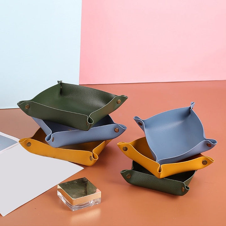 BowLift | Leather Storage Tray