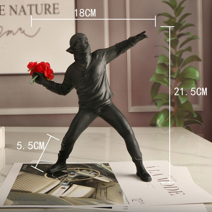 BowLift | Emrys - Banksy Flower Provocateur