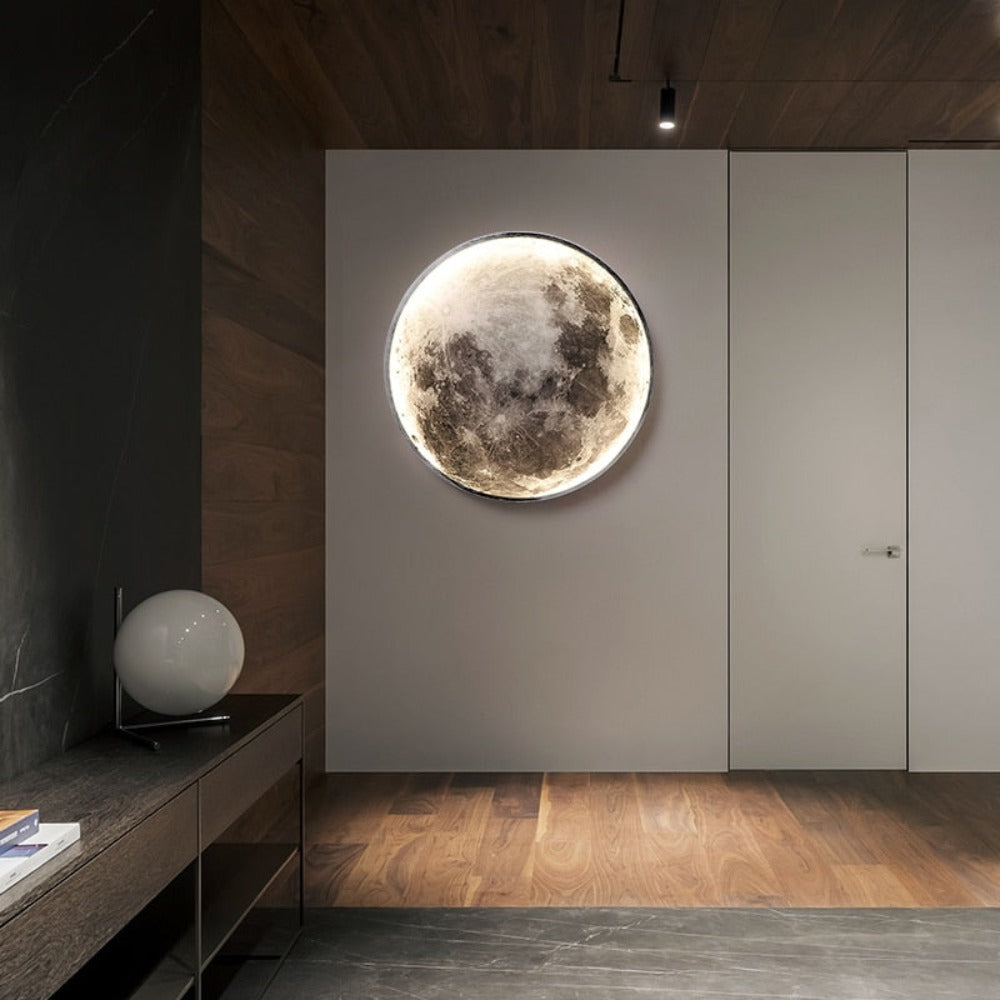 3D LED Moon or Earth Ceiling or Wall Light