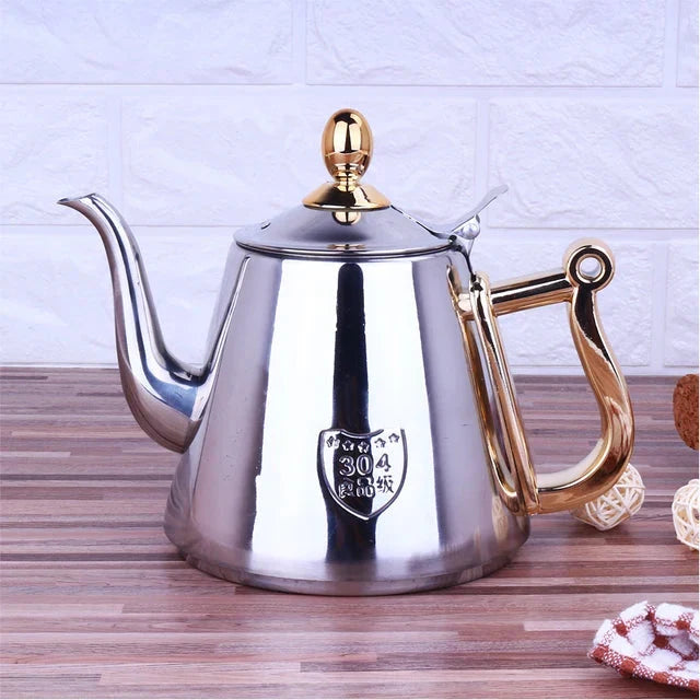 Mirror Surface Delicate Water Kettle Inner With Tea Filter Kettle |