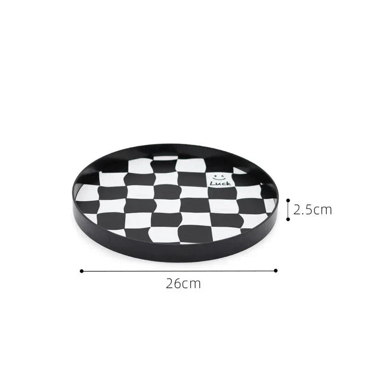 BowLift | Monochrome Chessboard Storage Tray
