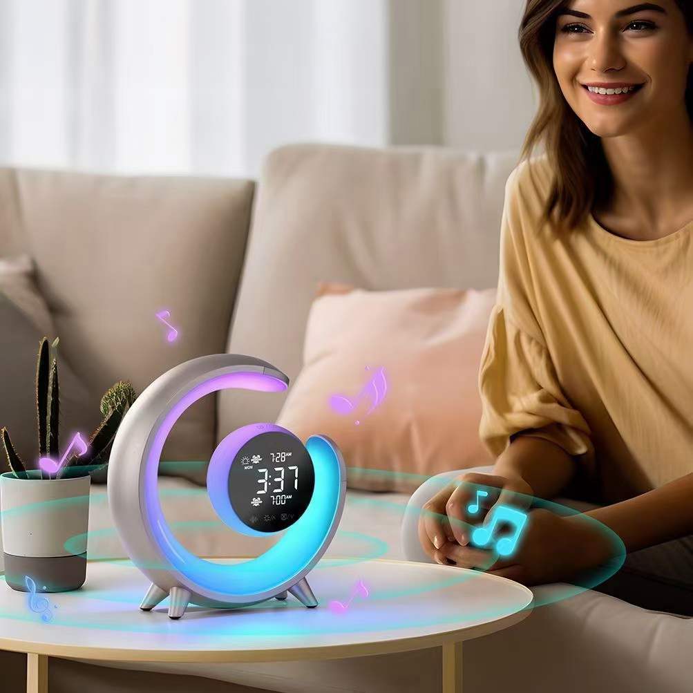 Multifunctional Night Light with RGB &amp; Alarm Clock Function – Lumivo