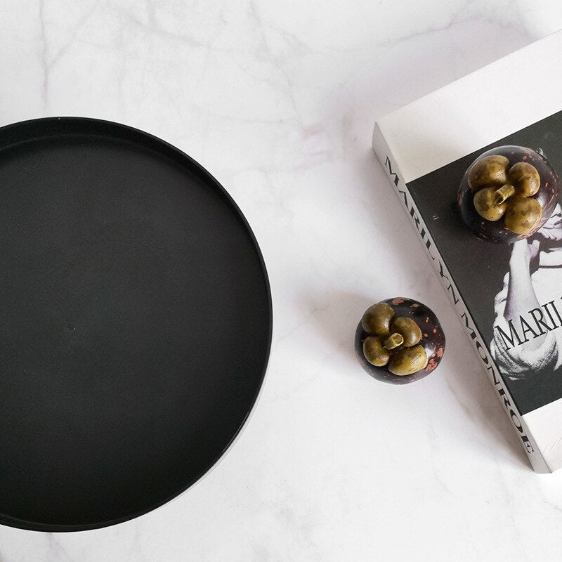 BowLift | Nordic round storage tray made of acrylic