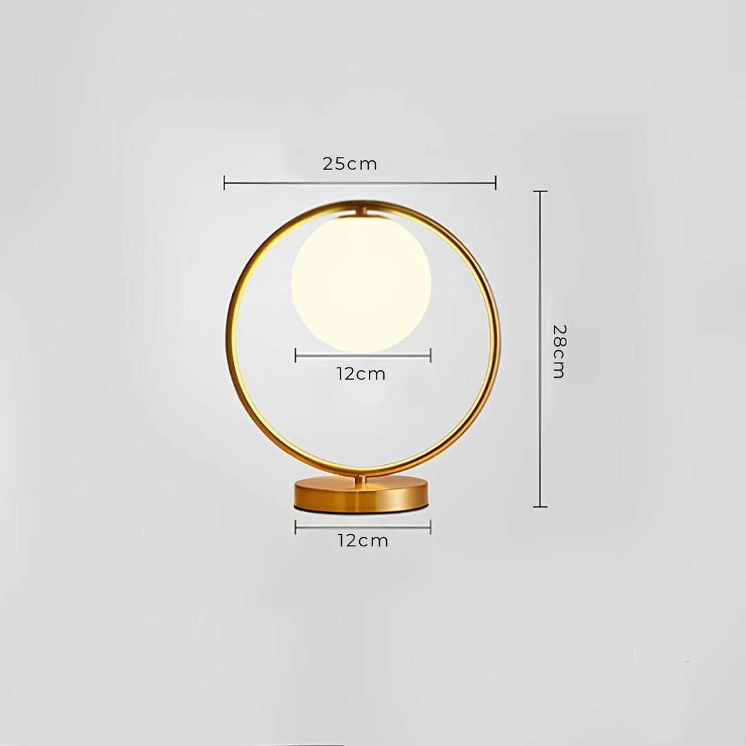 Glass Table Lamp