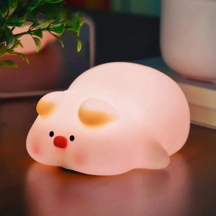 Plush Night Light for Children | Soft LED Light with Timer and Animal Design