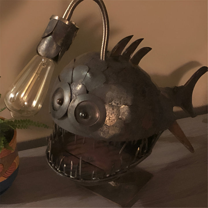 BowLift | Steampunk Angler Fish Lamp – Cool &amp; Unusual Floor Lamp for Your Home