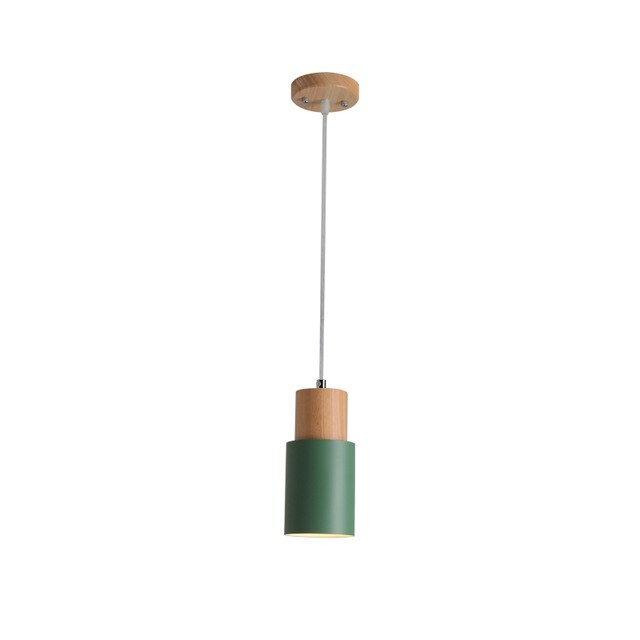 Designer Nordic Wood Base Pendant Lamp