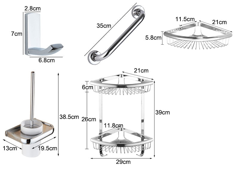 BowLift | Original Bathroom Hardware Set