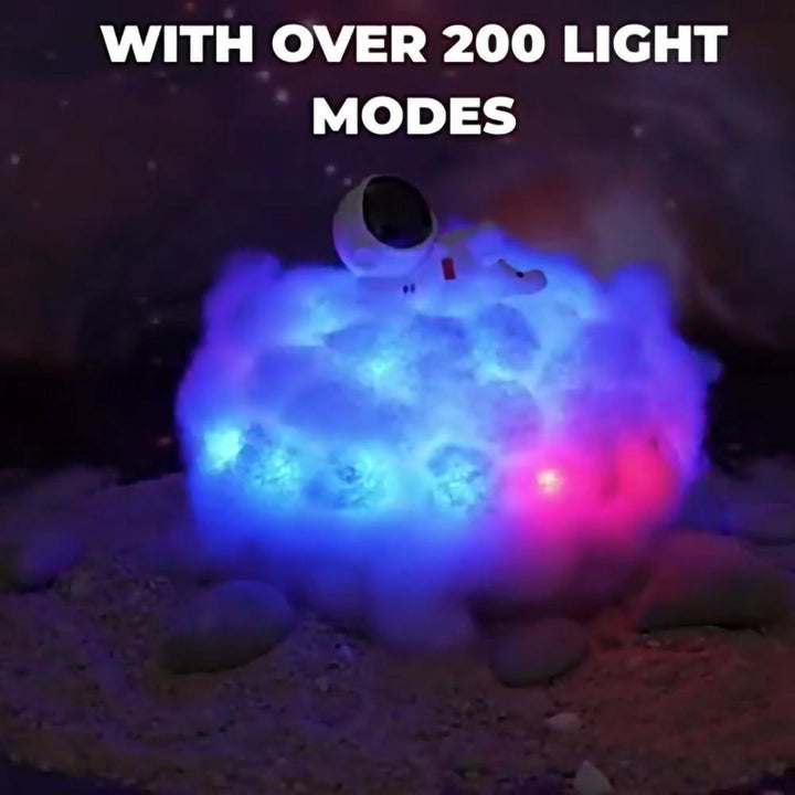 Astronaut colourful Clouds Night Light |
