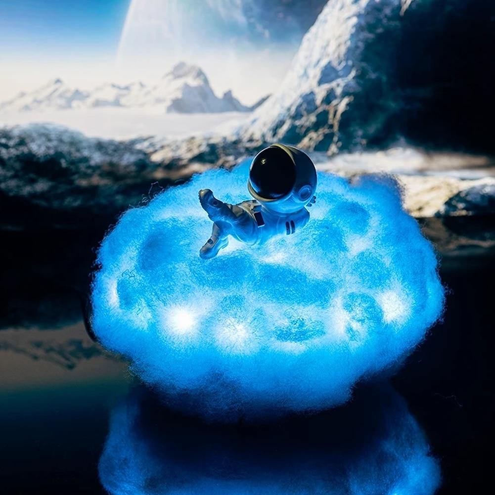 Astronaut colourful Clouds Night Light |