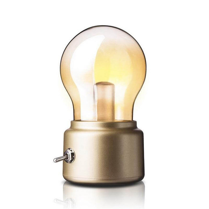 Vintage Light Bulb Table Lamp