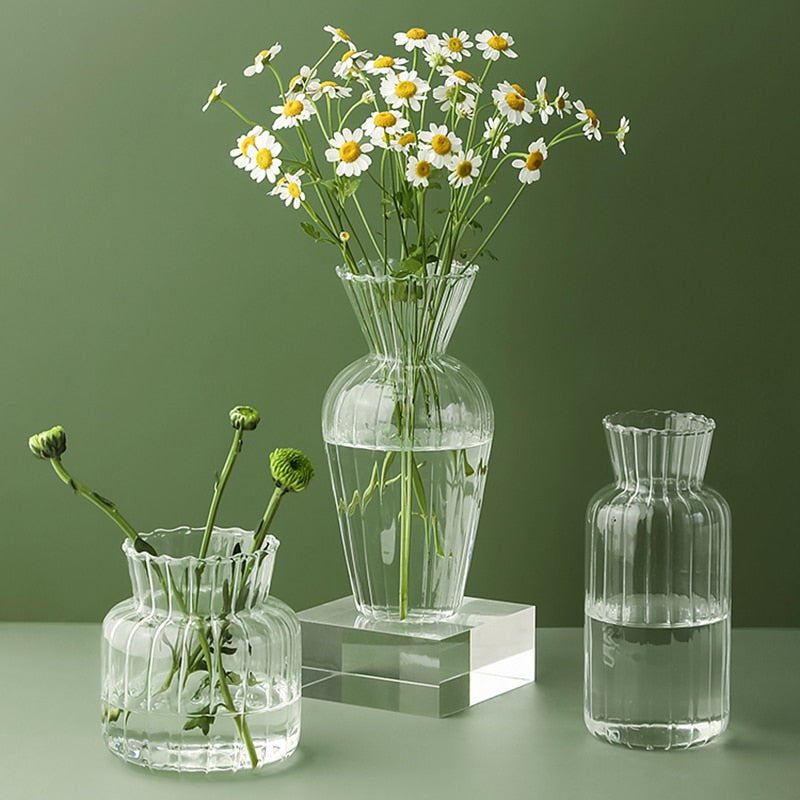 BowLift | Petal-Textured-Glass Accents &amp; Vases