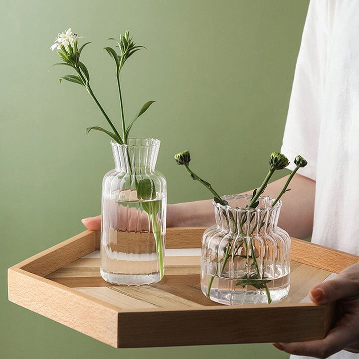 BowLift | Petal-Textured-Glass Accents &amp; Vases