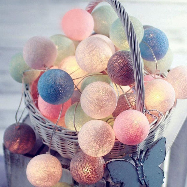 BowLift | Ballton - Cotton glowing ball swing | Various color combinations