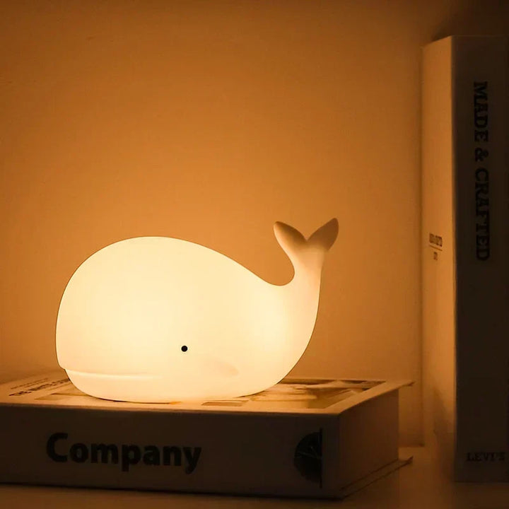 Enchanting Whale Night Light with colour Effects