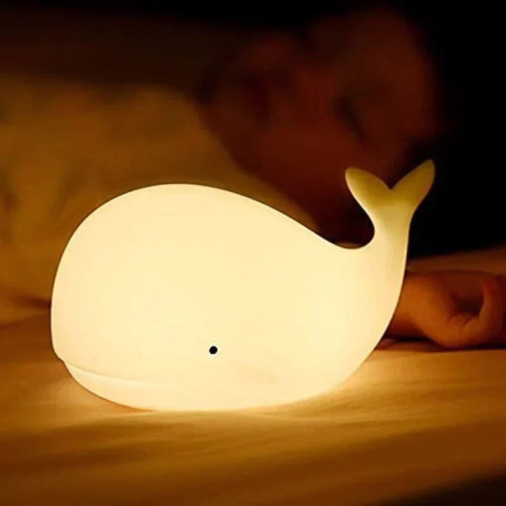 Enchanting Whale Night Light with colour Effects