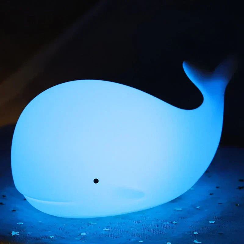 Enchanting Whale Night Light with colour Effects