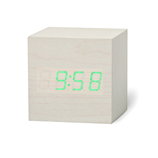 Digital square LED clock