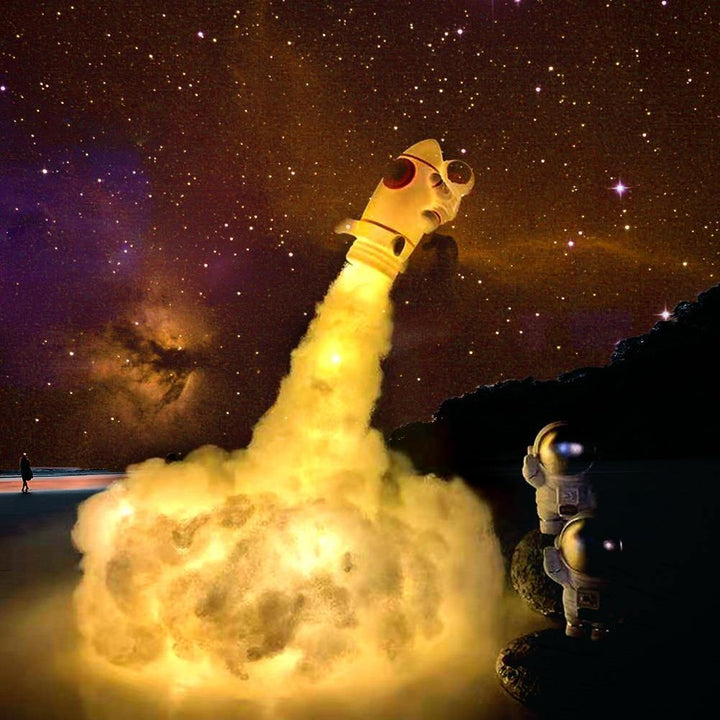 Astronaut colourful Clouds Night Light |