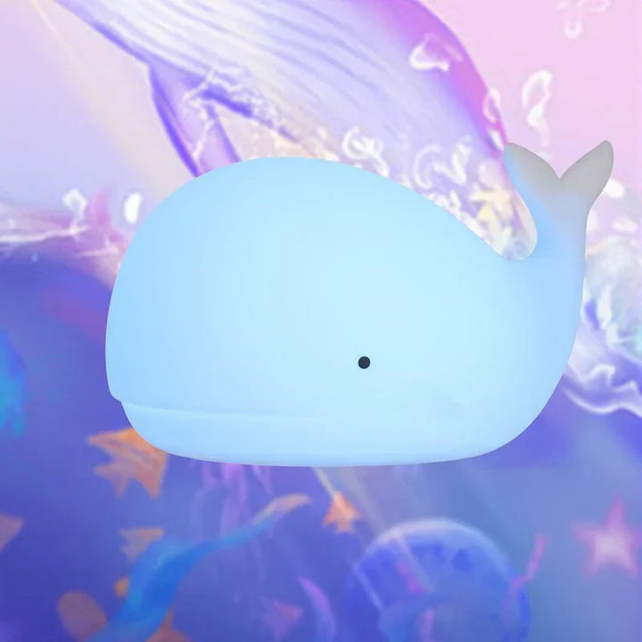 Enchanting Whale Night Light with colour Effects