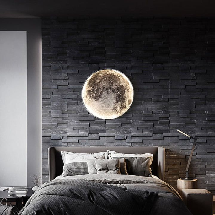 3D LED Moon or Earth Ceiling or Wall Light