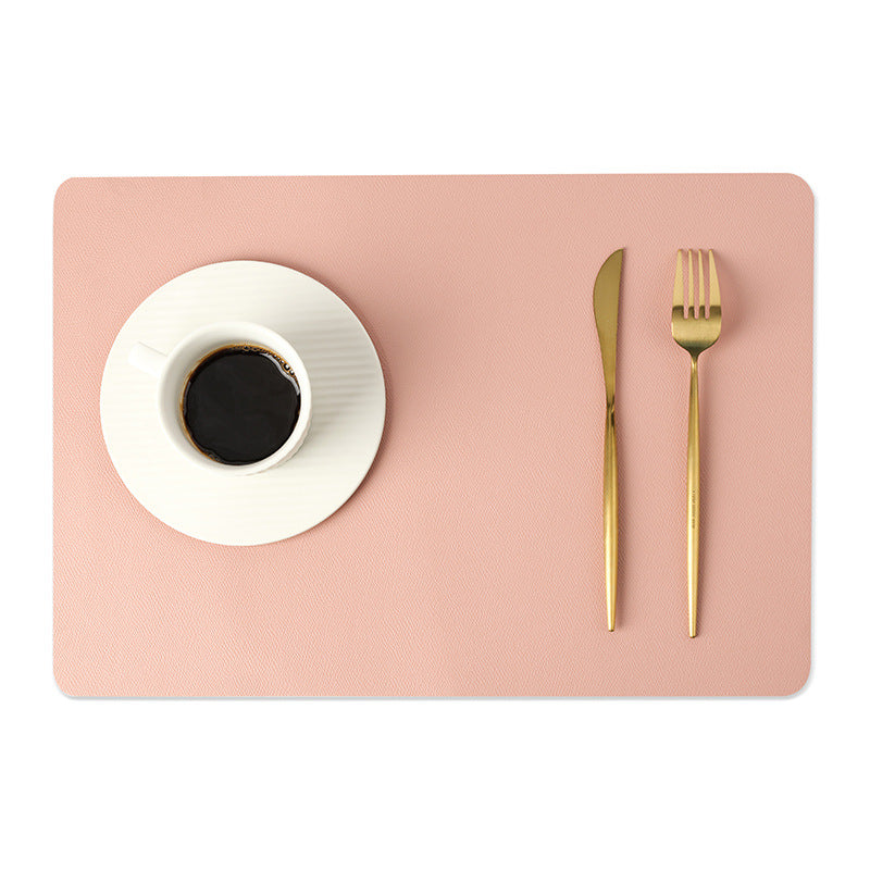 BowLift | Modern Rectangular Waterproof PU Leather Place Mats