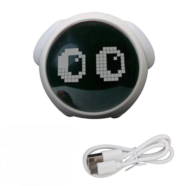 Cute Expression Night Light Alarm Clock |