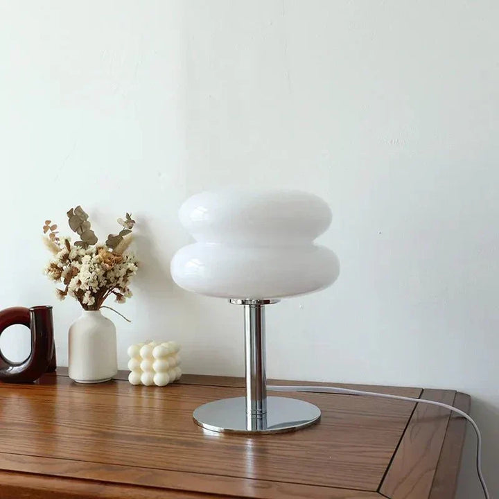 Retro Macaron Table Lamp made of coloured glass
