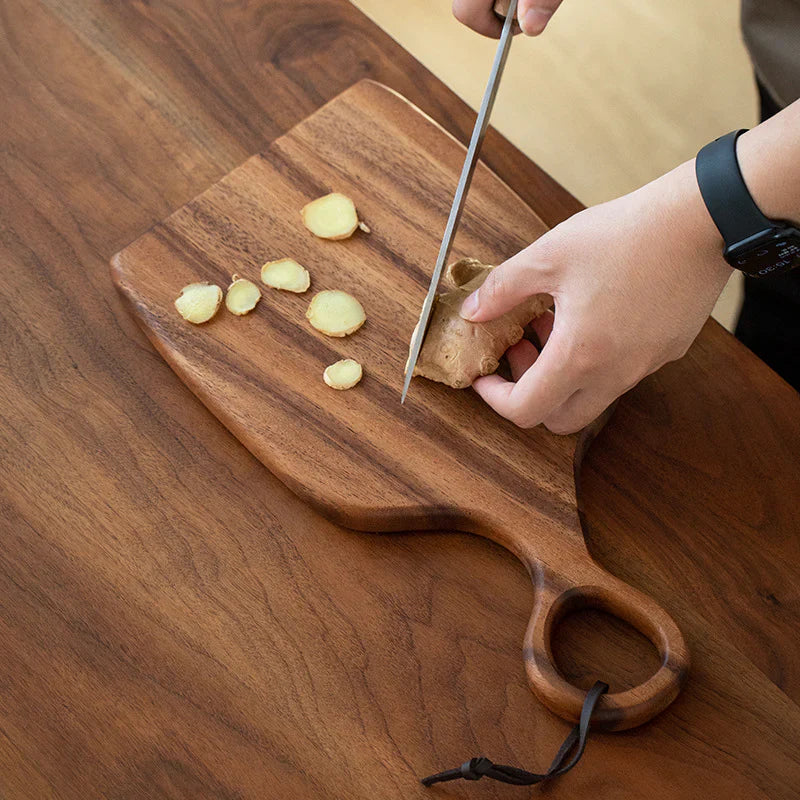 BowLift | WaldenCraft Walnut Cutting Board – Luxurious Double-Sided Cutting &amp; Serving Board