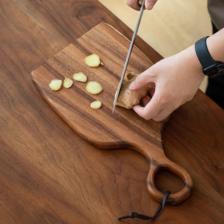 BowLift | WaldenCraft Walnut Cutting Board – Luxurious Double-Sided Cutting &amp; Serving Board