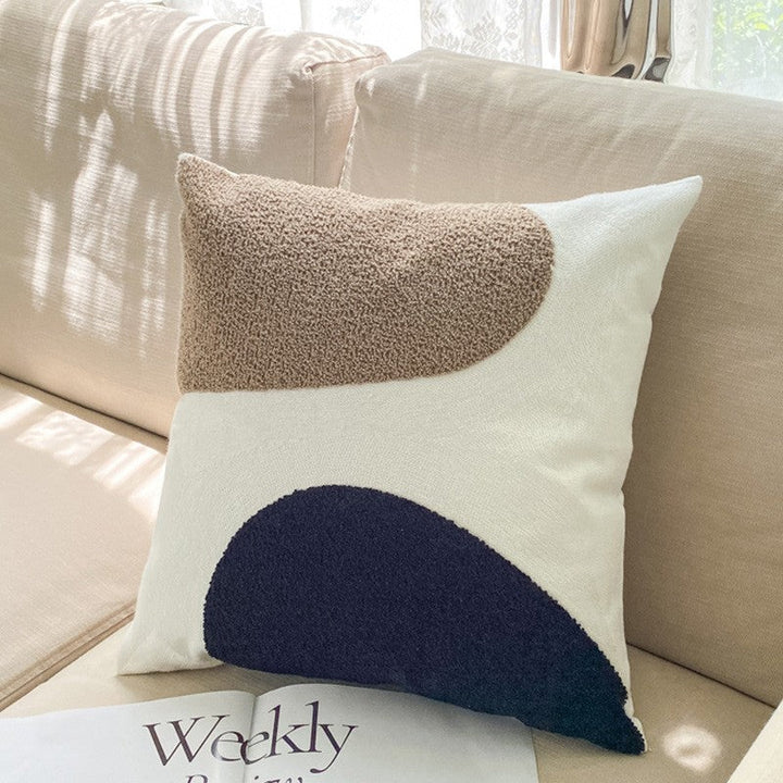 Nordic Style ins Living Room Sofa Cover | Simple Geometric Jacquard Soft and Comfortable Pillowcase